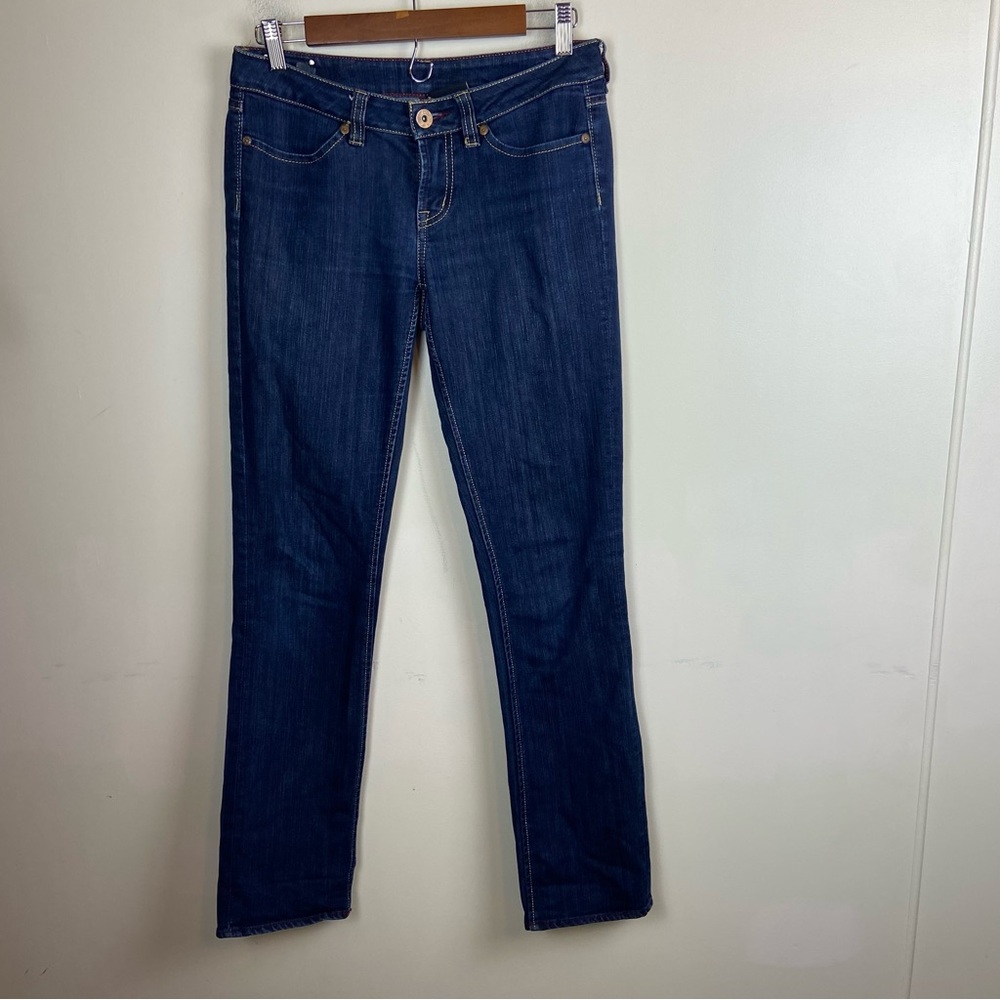Buffalo David Bitton Women’s Dark Wash Low Rise Slim Denim Jeans Size 26 Stretch
